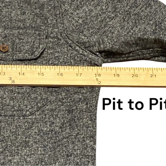 Mossimo Supply Co Men’s Button Up Shirt Long Sleeve Cotton Grey Size Small - Picture 4 of 5